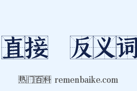 直接稅反义词是什么意思的图片